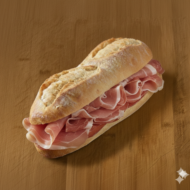 Baghette al Prosciutto Crudo dei Grigioni