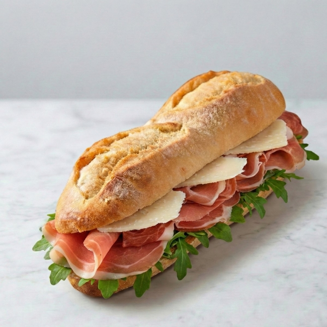 Baghetta al Prosciutto Crudo dei Grigioni