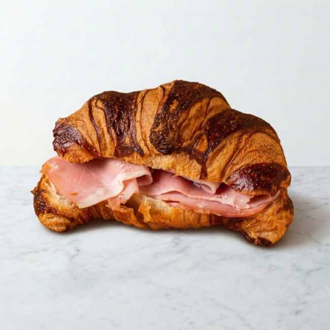 Croissant Salato Farcito al Prosciutto Cotto