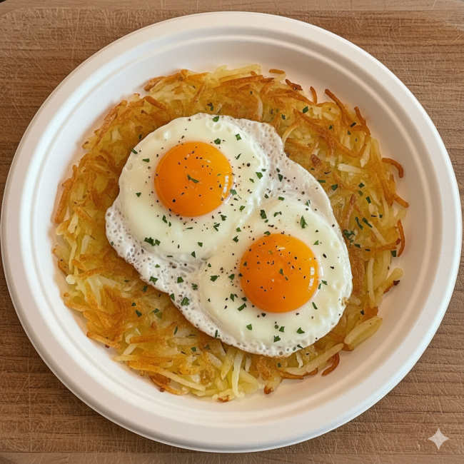 Rösti con Uova