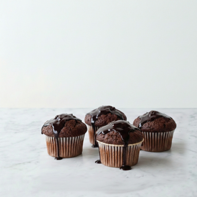 Muffins Rosso al Cioccolato 
